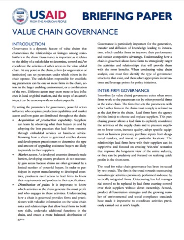 USAID Governance Cover 2009
