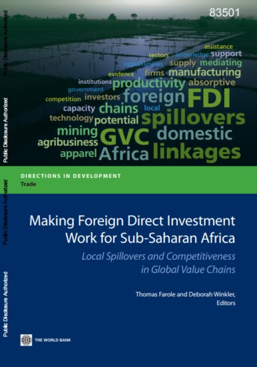 WB Making FDI Work SSA Cover 2014